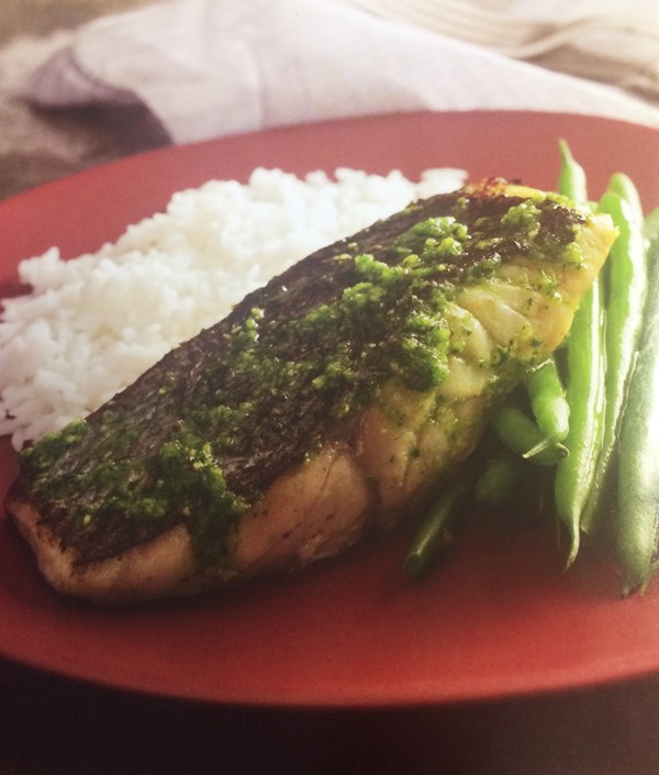Fish with green chilli