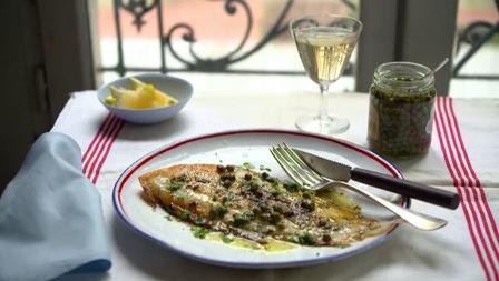 Fish with lemon & brown butter sauce (Poisson meuniére)