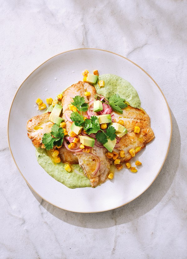 Fish with south of the border sauce