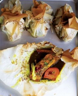 Fish with verjuice + pomegranate (Mahi ba ab ghureh-o anar)
