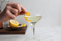 Fitty-fitty martini