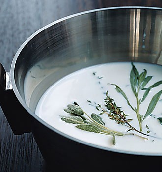 Five-herb ice milk
