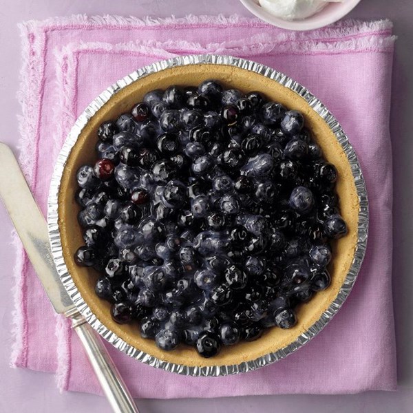 Five-minute blueberry pie