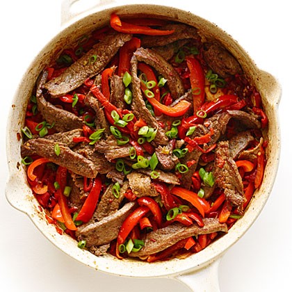 Five-pepper steak