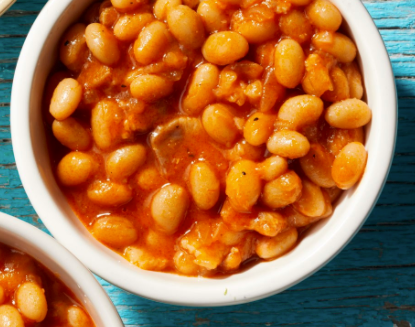Five-spice baked beans