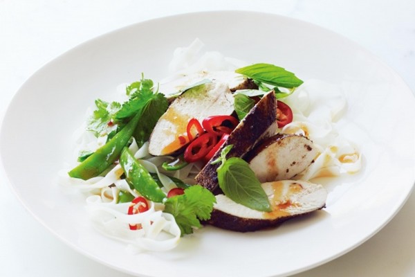 Five-spice chicken with sweet chilli dressing