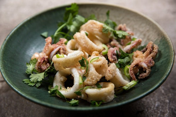 Five-spice crisp-fried squid