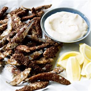 Five-spice dusted whitebait