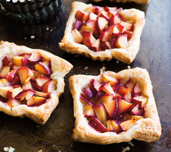 Five-spice plum tartlets