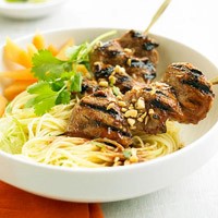 Five-spice pork kabobs