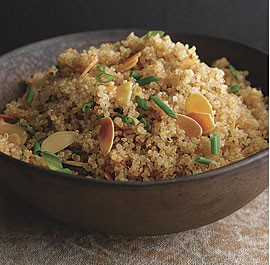 Five-spice quinoa with toasted almonds
