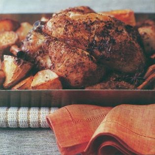 Five-spice roast chicken