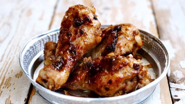 Five-spice roast chicken drumsticks