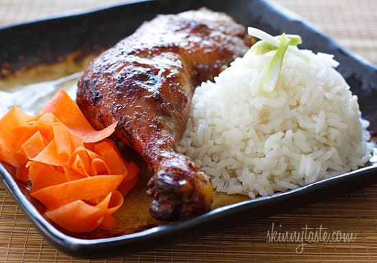Five spice roasted chicken legs