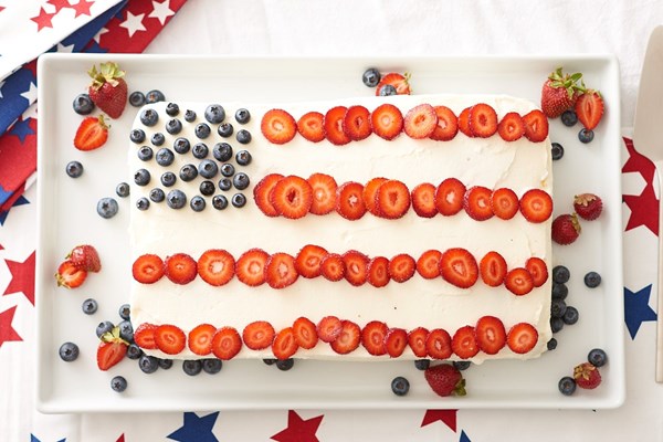 Flag cake