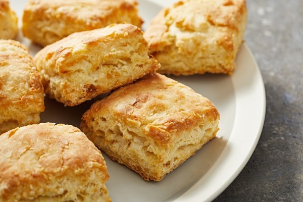 Flaky butter biscuits