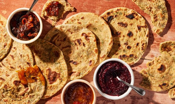 Flaky paratha (Lachha paratha)