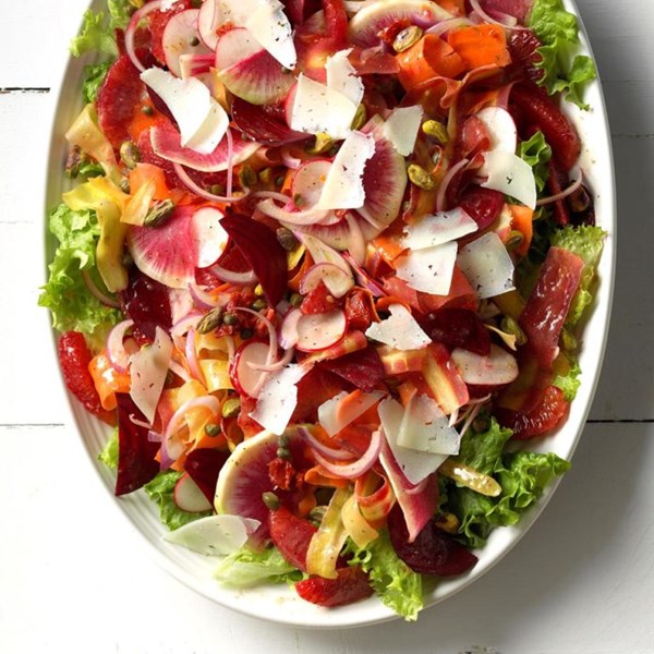 Flamboyant flamenco summer salad