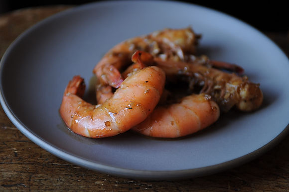 Flamin' Cajun shrimp