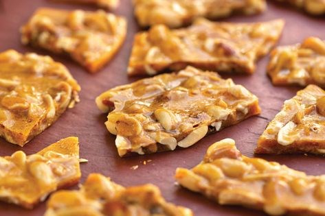 Flaming hot peanut brittle