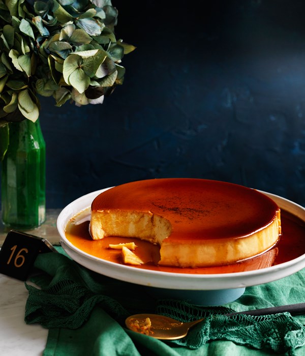 Flan de queso