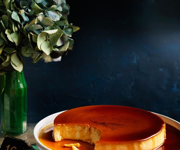 Flan de queso