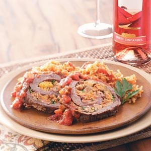 Flank steak Santa Fe