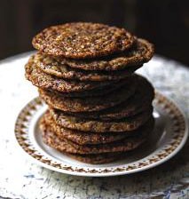 Flat and chewy chocolate chip cookies