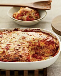 Flatbread lasagna