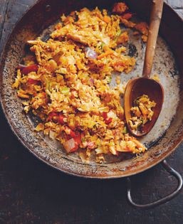 Flatbread stir-fry (Kothu rotti)