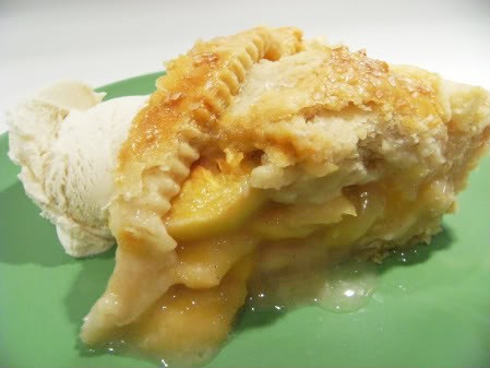 Flavor of the month...Texas peach pie