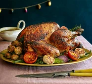 Flavour-bomb roast turkey & gravy