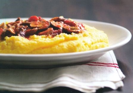 Flavoured polenta (Polenta concia)