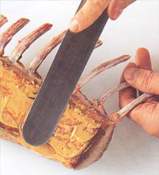 Flavouring lamb joints