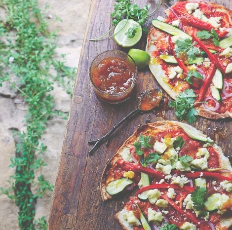 Flavours-of-India pizza