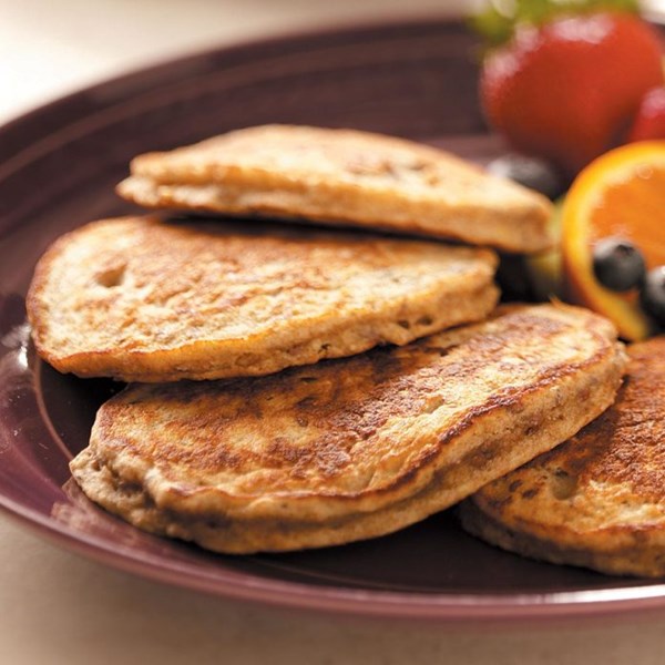 Flaxseed oatmeal pancakes