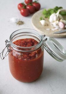 Flexible tomato sauce