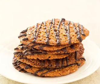 Florentine lace cookies