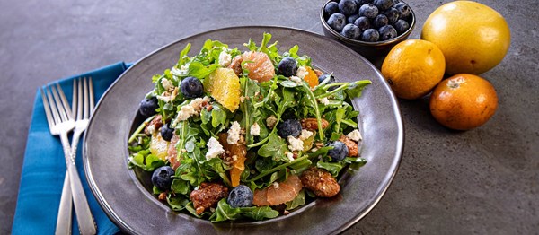 Florida blueberry and citrus salad