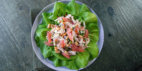 Florida grapefruit and chicken salad
