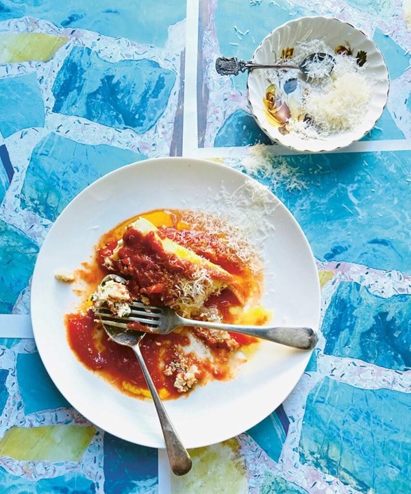 Flour and water [pasta] dough