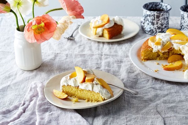 Flourless almond and coconut cake