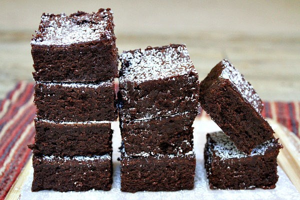 Flourless brownies