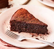 Flourless chocolate & almond cake