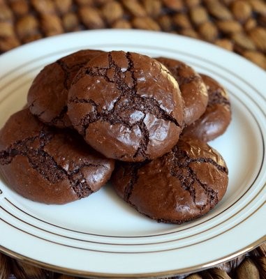 Flourless chocolate almond cookies