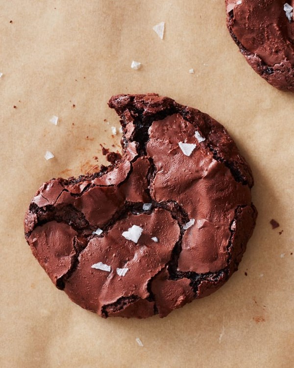 Flourless chocolate brownie cookies