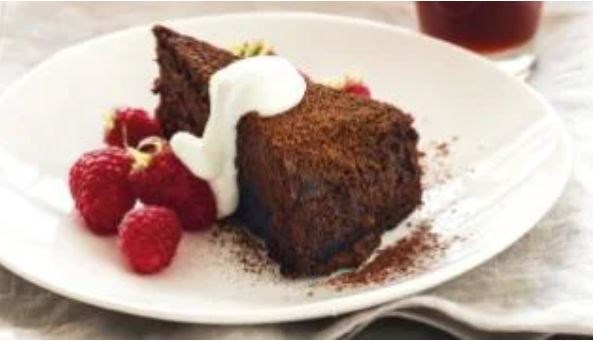 Flourless chocolate cake