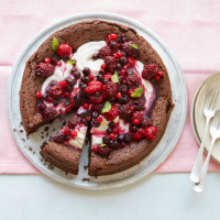 Flourless chocolate cloud cake