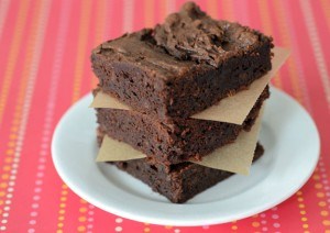 Flourless nut-free brownies