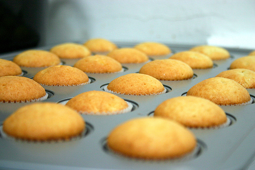 Flower cupcakes